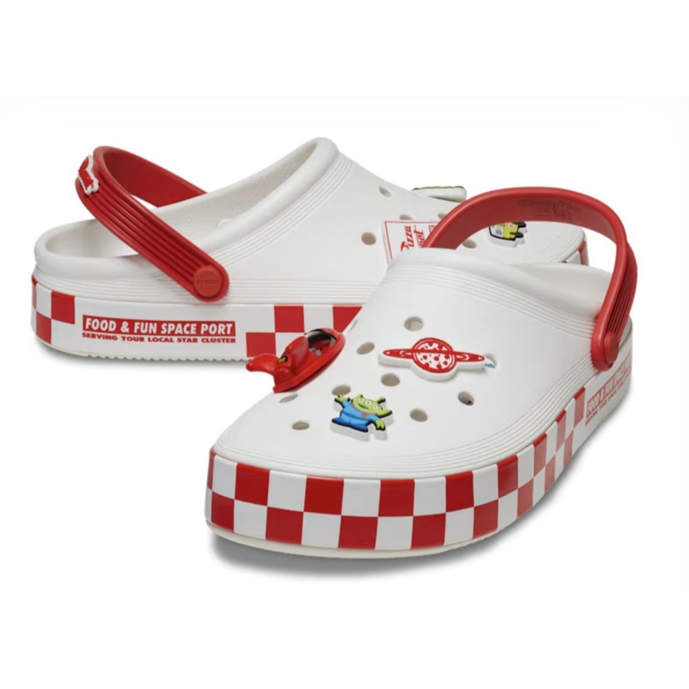 NEW Crocs x Toy Story PIZZA PLANET OFF-COURT CLOG | Men 7 Woman 9